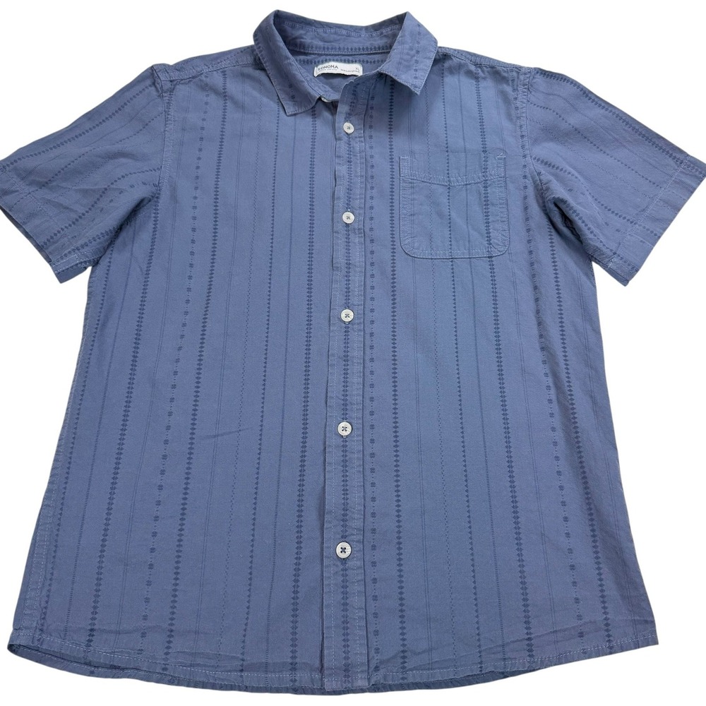 Sonoma XL 2 Pack‎ Short Sleeve Button Shirts Surf Shop Tropical Cotton - Picture 3 of 11